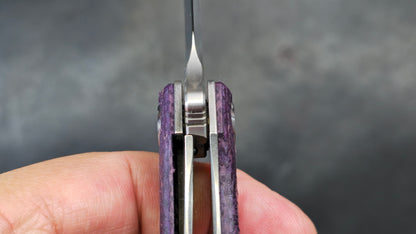 TWOSUN TS111 Micarta (DYED PURPLE) D2 (USED)