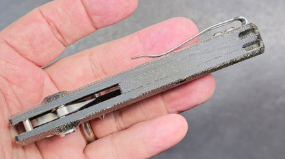 TWOSUN TS398 Button Lock Micarta D2 (NEW - OPEN BOX)
