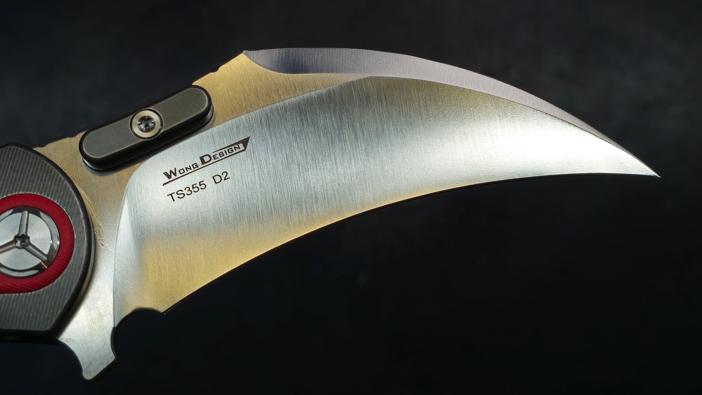 TWOSUN TS355 Titanium / G10 D2 (NEW - OPEN BOX)