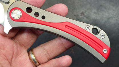 TWOSUN TS355 Titanium / G10 D2 (NEW - OPEN BOX)