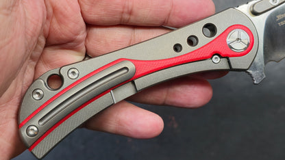 TWOSUN TS355 Titanium / G10 D2 (NEW - OPEN BOX)
