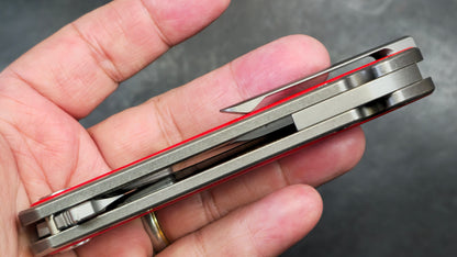 TWOSUN TS355 Titanium / G10 D2 (NEW - OPEN BOX)