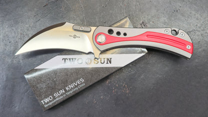 TWOSUN TS355 Titanium / G10 D2 (NEW - OPEN BOX)