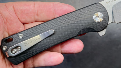 TWOSUN TS516 Black/Brown G10 Handle 14C28N