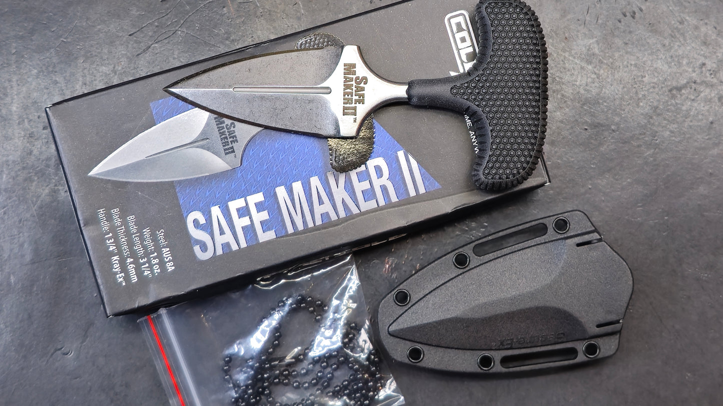 COLD STEEL Safe Maker II Kray-Ex AUS 8 Steel, (NEW)
