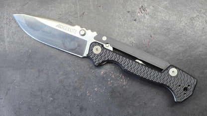 COLD STEEL AD15 Lite Black Griv-Ex Handle AUS 10-A (NEW)