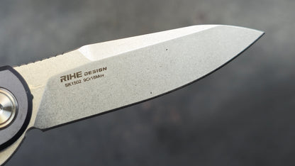 TIGEND SK1502 RIHE Side lock Aluminum FRAG Handle 9Cr18Mov (NEW)