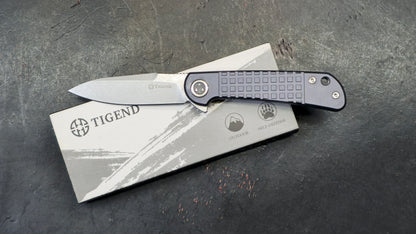 TIGEND SK1502 RIHE Side lock Aluminum FRAG Handle 9Cr18Mov (NEW)