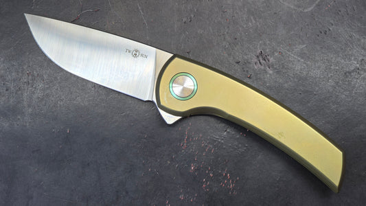 TwoSun TS575 Gold Anadized Titanium Handle M390 (NEW)
