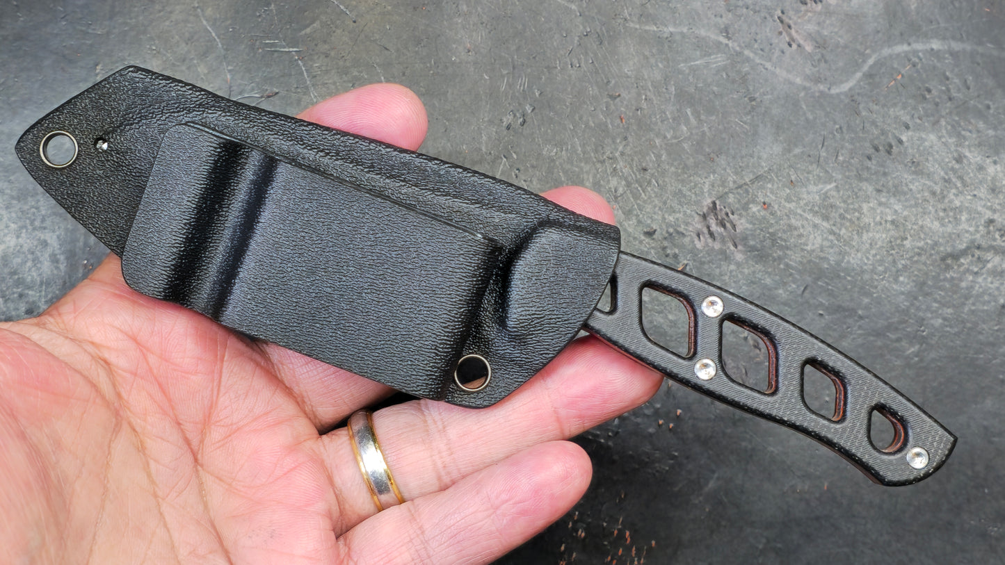 TWOSUN TS466 Fixed Blade Micarta Handle D2 (USED)