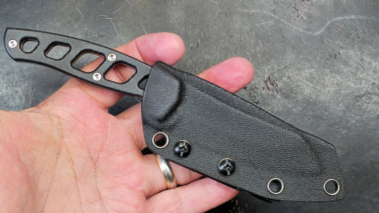 TWOSUN TS466 Fixed Blade Micarta Handle D2 (USED)