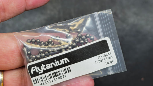 Flytanium 24" Large Ball Chain Titanium (NEW)