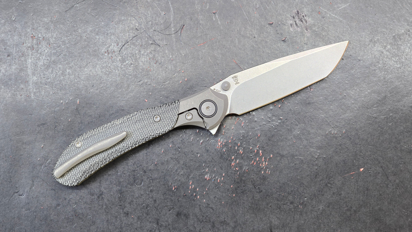 Bestech Constellation Titanium/Black Micarta Handle Magna-Cut (NEW)