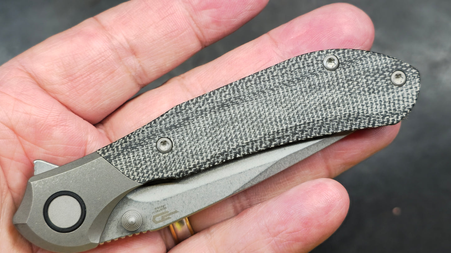 Bestech Constellation Titanium/Black Micarta Handle Magna-Cut (NEW)
