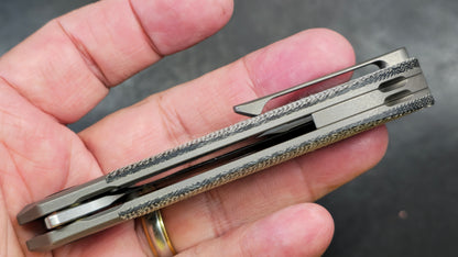 Bestech Constellation Titanium/Black Micarta Handle Magna-Cut (NEW)