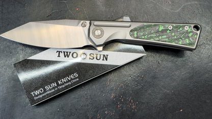 TWOSUN TS510 Titanium Carbon Fiber M390 (NEW)