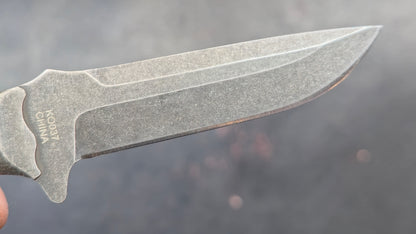 Komoran KO037 Stainless steel fixed blade, Sheath (NEW)