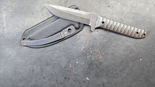 Komoran KO037 Stainless steel fixed blade, Sheath (NEW)