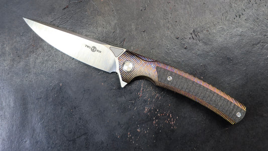 TWOSUN TS81 Titanium Carbon Fiber (COLOR Anodized) M390 (NEW)