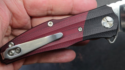 TWOSUN TS50 Red/Black G10 (DYED) D2 (Used)