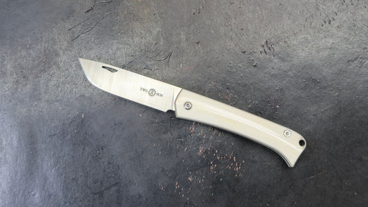 TWOSUN TS161 Slip Joint Titanium Bone M390 (NEW)