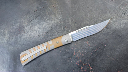 TWOSUN TS123 Slip Joint Titanium Copper M390 (New)