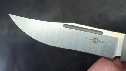 TWOSUN TS123 Slip Joint Titanium Copper M390 (New)