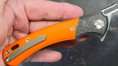 TWOSUN TS127 G10 Titanium Carbon Fiber M390 (New)