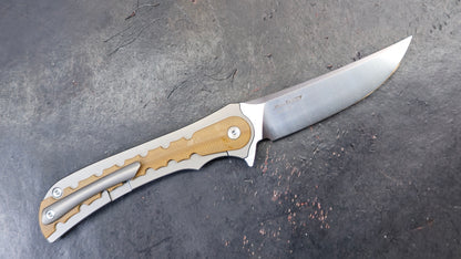 TWOSUN TS153 Titanium Micarta D2 (New)