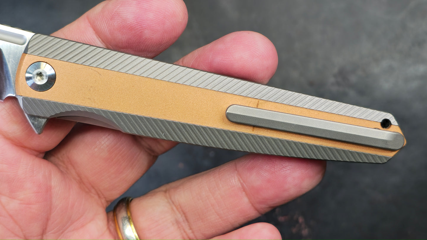 TWOSUN TS118 Titanium Copper M390 (USED)