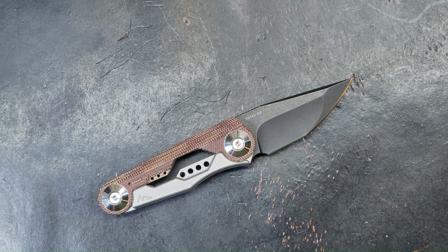 TWOSUN TS143 Micarta Titanium D2 (NEW)