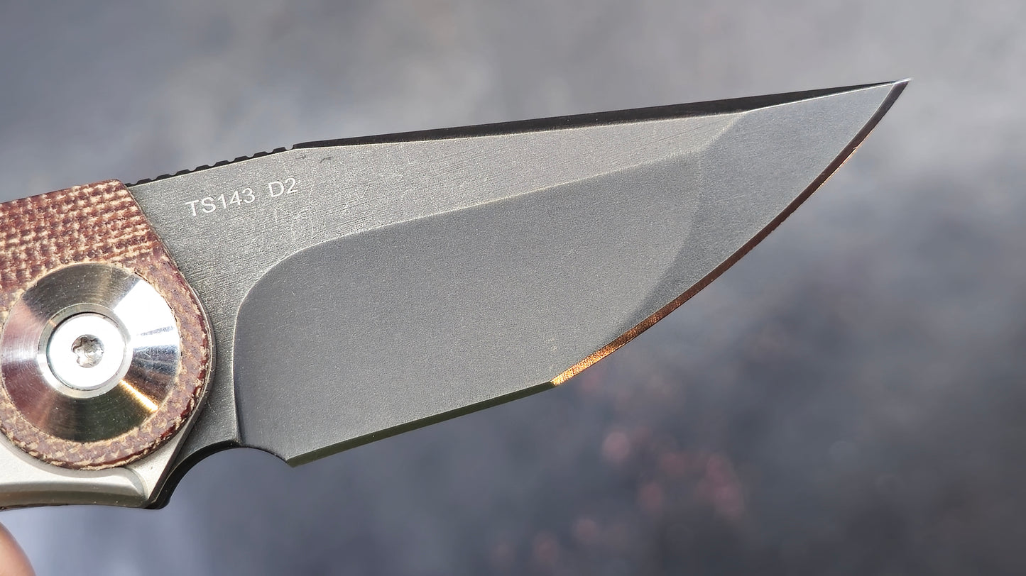 TWOSUN TS143 Micarta Titanium D2 (NEW)