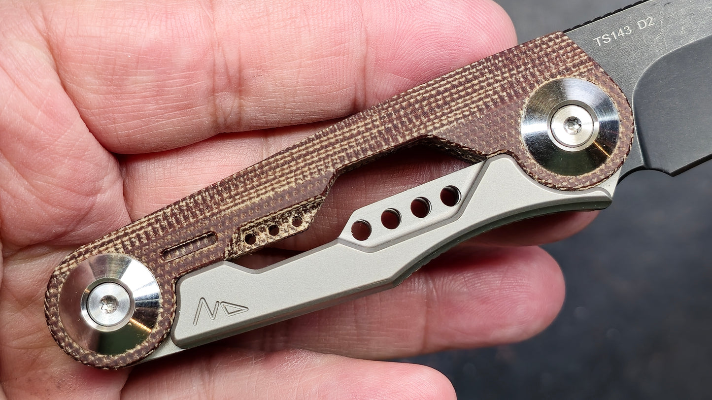 TWOSUN TS143 Micarta Titanium D2 (NEW)