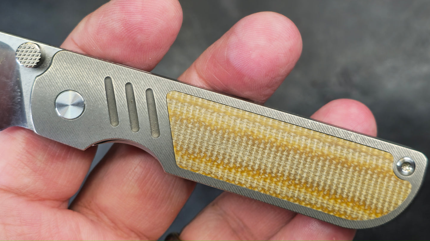 TWOSUN TS174 Titanium Micarta D2 (USED)