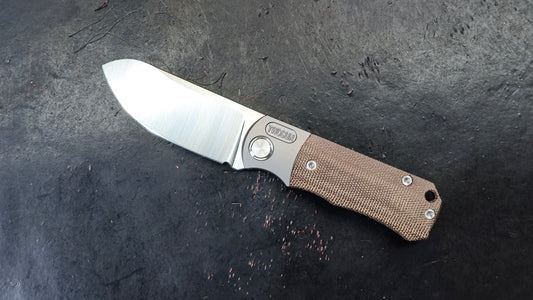 TWOSUN TS349 Titanium Micarta D2 (NEW)