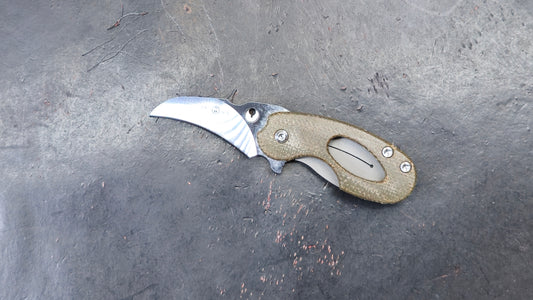 TWOSUN TS181 Micarta Titanium 14C28N (NEW)