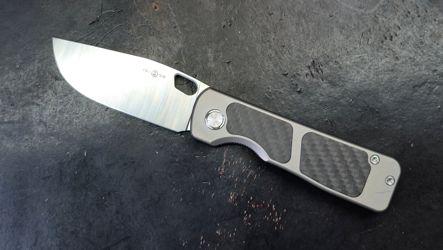 TWOSUN TS396 Titanium Carbon Fiber M390 (NEW)