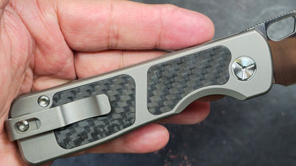 TWOSUN TS396 Titanium Carbon Fiber M390 (NEW)