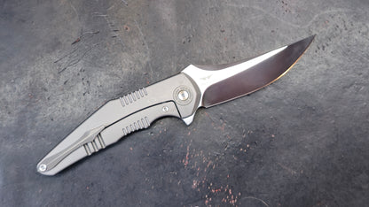 TWOSUN TS426 Titanium/Micarta Handle N690 (NEW)