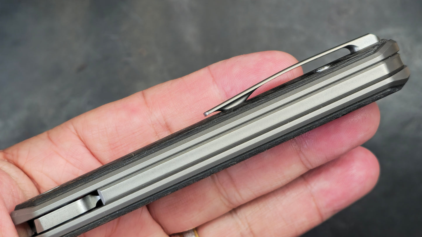 TWOSUN TS474 Titanium/Carbon Fiber Handle M398 (NEW)