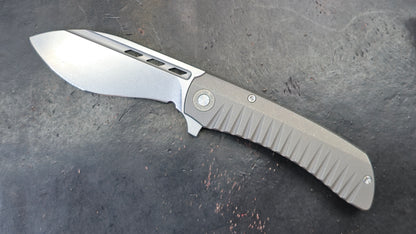 TWOSUN TS411 Gray Titanium Handle 14C28N (NEW)