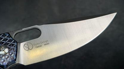 TWOSUN TS430 Titanium (ANODIZED) Handle N690 (NEW)