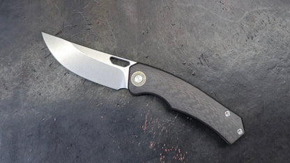TWOSUN TS457 Carbon Fiber/Titanium Handle M390 (NEW)