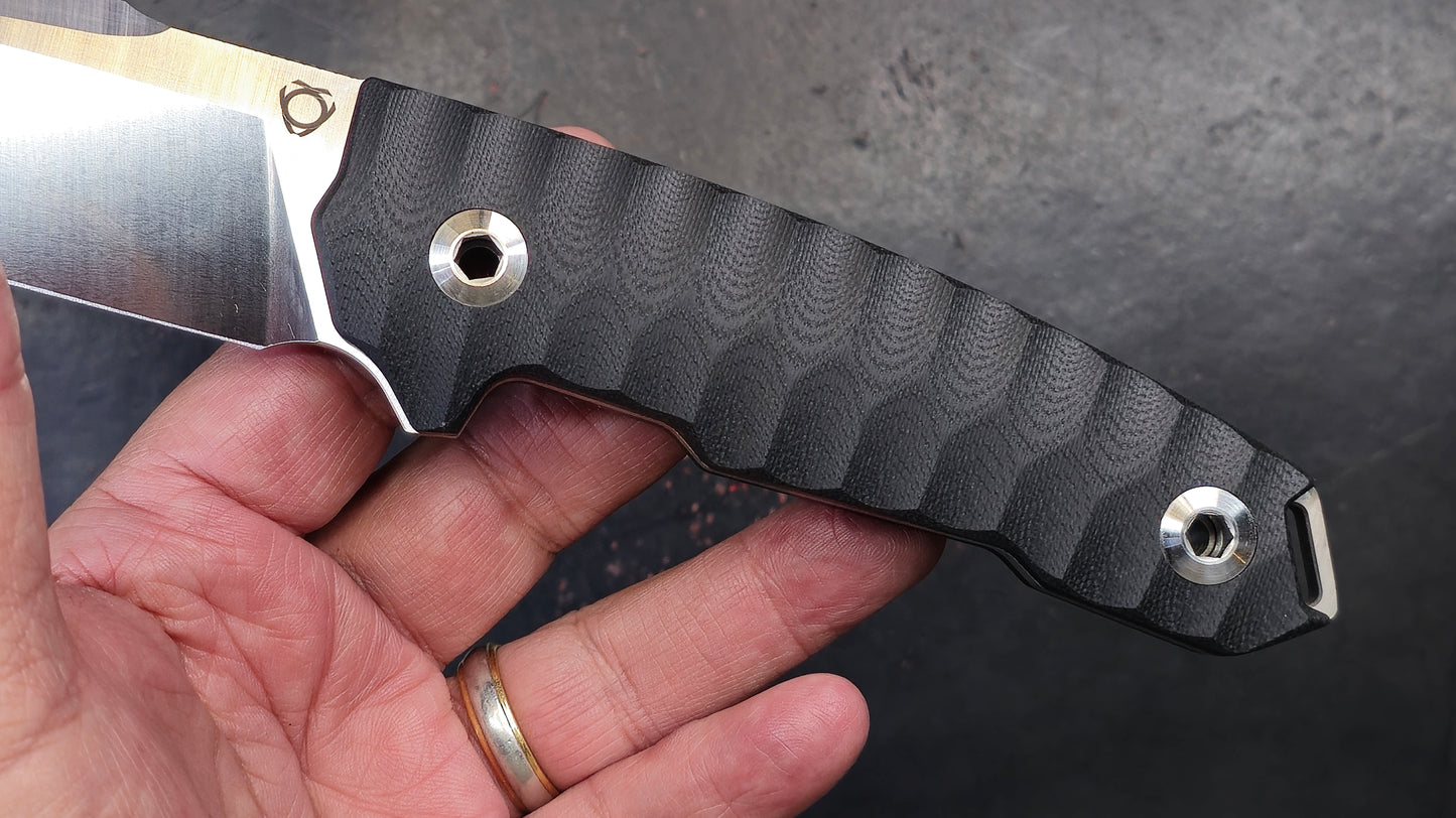 SIXLEAF SL-65 G-10 9CR14MOV With A Fire Starter Striker (NEW)