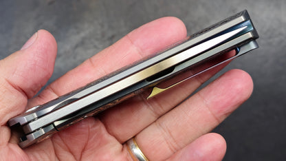 TWOSUN TS223 ENGRAVED Titanium M390 (NEW)