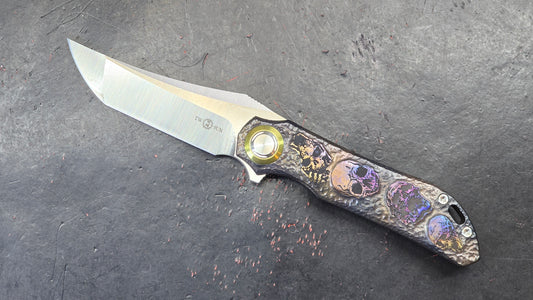 TWOSUN TS196 ENGRAVED Titanium M390 (NEW)