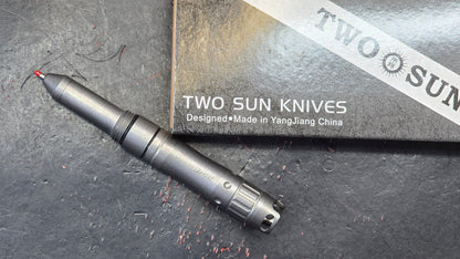 TWOSUN WS15 Titanium Whistle / Pen (NEW)