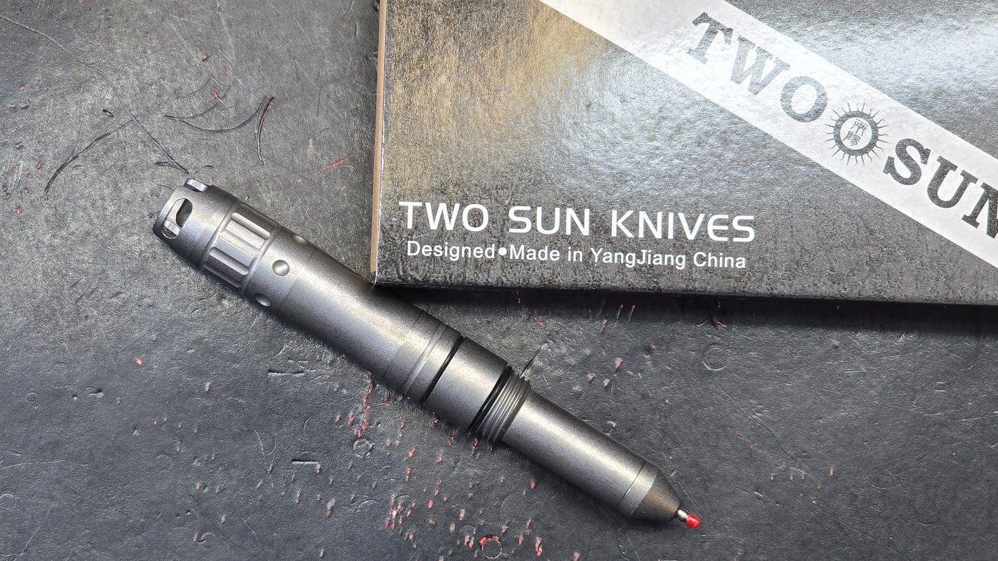 TWOSUN WS15 Titanium Whistle / Pen (NEW)