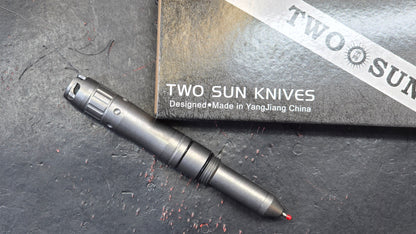 TWOSUN WS15 Titanium Whistle / Pen (NEW)
