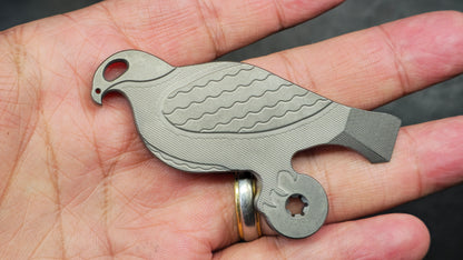 TWOSUN EDC92 TC4 Titanium Pry Bar OPENER TOOL (NEW)